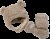 7AM Enfant Komplet čepice a rukavice TEDDY 6-12m