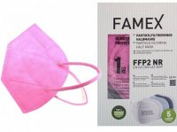 Famex Respirátor FFP2 růžová 10 ks