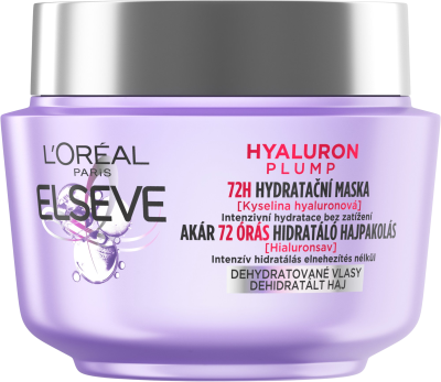 L’Oréal Paris Elseve Hyaluron Plump 72H, Hydratační maska s kyselinou hyaluronovou 300ml L’Oréal Paris Elseve Hyaluron Plump 72H, Hydratační maska s kyselinou hyaluronovou 300ml