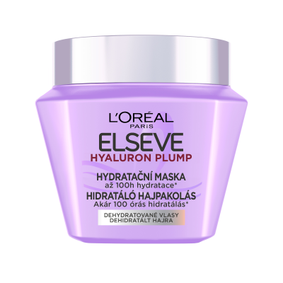 L’Oréal Paris Elseve Hyaluron Plump 72H, Hydratační maska s kyselinou hyaluronovou 300ml
