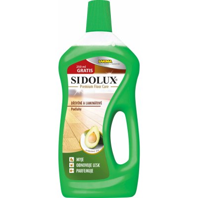 Sidolux Premium Floor Care Avokádový olej, čistič podlah - dřevěné a laminátové 1 l