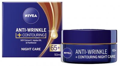 NIVEA Noční krém pro zlepšení kontur 65+ 50ml