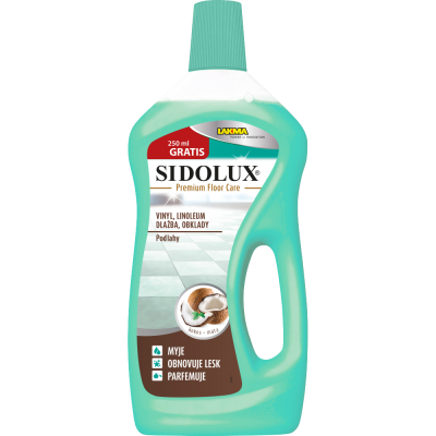 Sidolux Premium Floor Care Kokos & máta čistič podlah vinyl, linoleum, dlažba 1l Sidolux Premium Floor Care Kokos & máta čistič podlah vinyl, linoleum, dlažba 1l