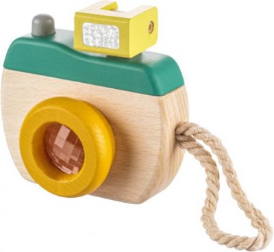 ZOPA Dřevěný fotoaparát - Zelený