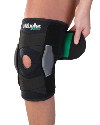 Mueller® Green, Adjustable Hinged Knee Brace, ortéza na koleno, uni