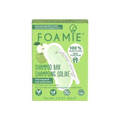 Foamie Tuhý šampón proti lupům An Apple A Day 80g