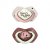Canpol babies Set symetrických silikonových dudlíků Light touch 6-18m Sleepy Koala, růžový 2ks