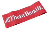 Theraband Thera-Band Loop 7,6cmx30,5cm - Červená, středně silná