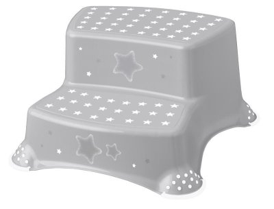 Keeeper Dvojstupínek k WC/umyvadlu "Stars" Šedá
