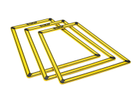 SKLZ Agility Trainer Pro, variabilní koordinační žebřík set 10 SKLZ Agility Trainer Pro, variabilní koordinační žebřík set 10
