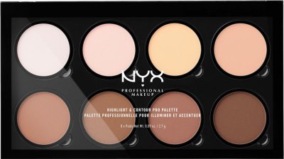 NYX Professional Makeup Highlight & Contour Pro Palette - Konturovací paletka 21,6g