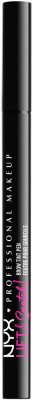 NYX Professional Makeup Lift N Snatch Brow Tint Pen - Fix na obočí - Brunette 1ml