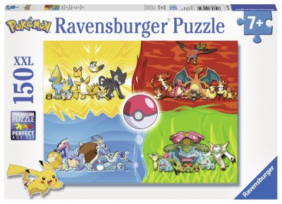 Puzzle Druhy Pokémonů 150ks