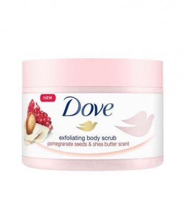 Dove Tělový peeling Granátová semínka & bambucké máslo 225ml