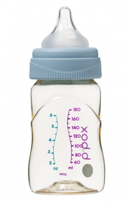 B.box Antikoliková kojenecká láhev 180ml - modrá