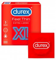 Durex Kondomy Feel Thin XL 3 ks