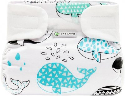 T-tomi Ortopedické abdukční kalhotky - suchý zip, whales 5-9kg