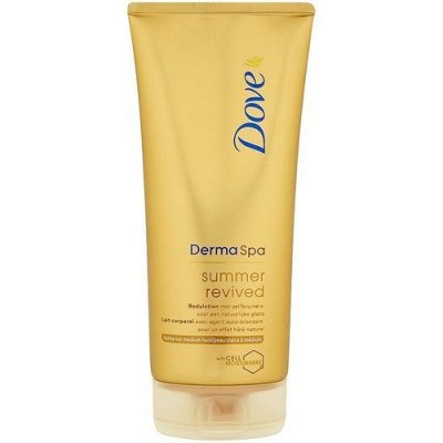 Dove Derma Spa Summer Revived Tónovací tělové mléko Medium to Dark 200 ml