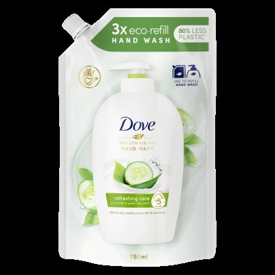 Dove tekuté mýdlo Refreshing Care náhradní náplň 750 ml