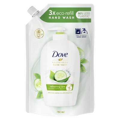 Dove tekuté mýdlo Refreshing Care náhradní náplň 750 ml