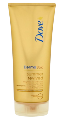 Dove Derma Spa Summer Revived Tónovací tělové mléko, Fair to Medium 200 ml