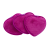 Revolution Skincare Cushions Hearts odličovací tampóny 3ks