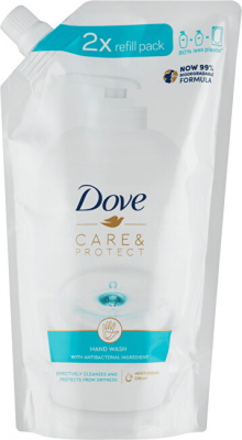 Dove Tekuté mýdlo s antibakteriální složkou Care & Protect náhradní náplň 500 ml