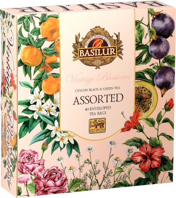 Basilur Vintage Blossoms Assorted přebal 40 x 2 g