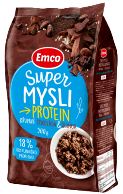 Emco Super mysli protein a quinoa s čokoládou 500 g