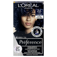 L'Oréal Paris Préférence Vivid Colors permanentní barva na vlasy 1.102 Le Marais 150 ml