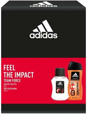 Adidas Dárková sada Team Force EDT 50 ml + Sprchový gel 3in1 250 ml 2 ks