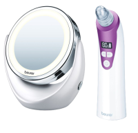 Beurer BS 49_FC41 Kosmetické zrcadlo a Přístroj na hloubkové čištění pórů 2 ks