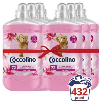 Coccolino Aviváž Silk Lily 6 x 1.8 l