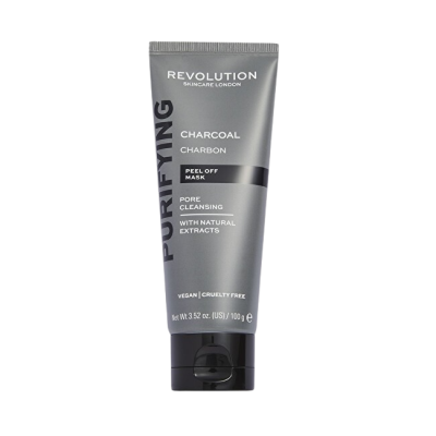 Revolution Skincare Pore Cleansing Charcoal Peel Off maska na obličej 100 g