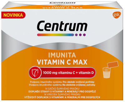 Centrum Multivitamin Imunita vitamin C Max 14 sáčků