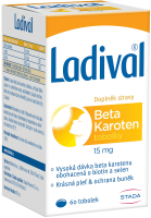 Ladival Beta karoten 15 mg 60 tobolek