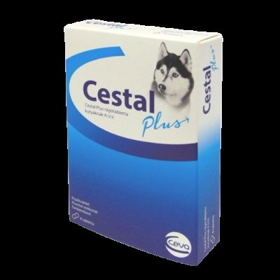 Cestal Plus žvýkací tablety pro psy, 8 tablet