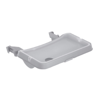 Hauck Pultík plast k židličce Alpha+ šedý