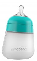 Nanobébé silikonová dětská Flexy - tyrkysová 270ml 1 ks