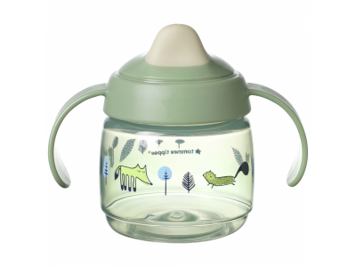 TOMMEE TIPPEE Superstar Sippee Netekoucí Hrnek 190 ml 4m+, Zelený