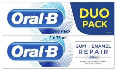 Oral-B Zubní pasta Gentle & Enamel Repair Gentle Whitening 2 x 75 ml