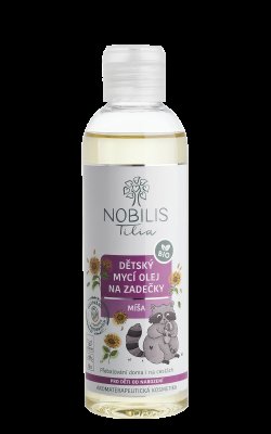 Nobilis Tilia Dětský mycí olej na zadečky Míša 200 ml