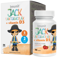Imunit JACK LAKTOBACILÁK +vitamín D3 36 tablet