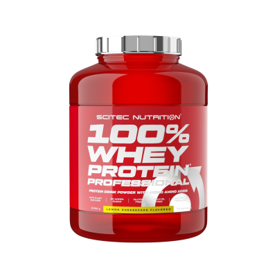 SciTec Nutrition 100% Whey Protein Professional lemon cheesecake 2350 g SciTec Nutrition 100% Whey Protein Professional lemon cheesecake 2350 g