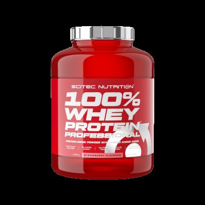 SciTec Nutrition 100% Whey Protein Professional jahoda 2350 g
