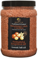 Body Tip Koupelová sůl Makadamový ořech s vanilkou 1500 g