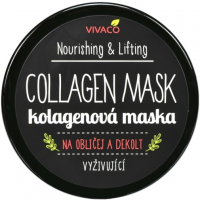 Vivaco Kolagenová maska na obličej a dekolt 100 ml