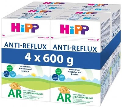 HIPP Anti-Reflux Speciální kojenecká výživa 4 x 600 g