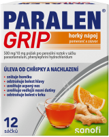 PARALEN Grip Horký nápoj pomeranč a zázvor 12 sáčků