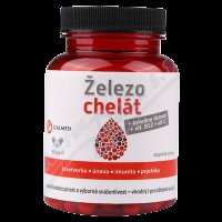 Galmed Železeo chelát + Vitamín B9, B12, C 60 kapslí Galmed Železeo chelát + Vitamín B9, B12, C 60 kapslí